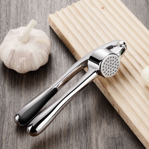OEMG high-end new garlic press garlic artifact household thickened manual garlic pinch kitchen garlic press hand-pressed zinc alloy garlic press