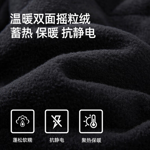 Camel (CAMEL) Men's Fleece Jacket Spring and Autumn Windproof Warm Polar Fleece Cardigan Jacket Liner M33CA03135