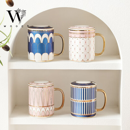 WOOCH Victoria cover cup gift box, high-value water cup, pair of mugs, housewarming, wedding and birthday souvenirs