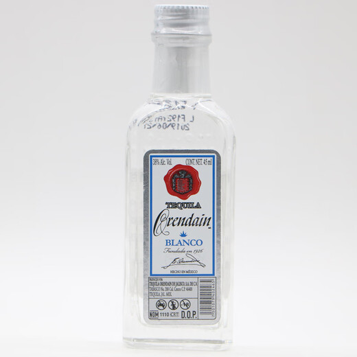 Ou Shuai importiert von Mexiko Tequila Glasflasche Wein Version Ausländischer Weinbasis Weinkontrollgeschäft Wein Mischset OU Shuai Silber Label Wein Begleiter 50 ml 1 Flasche kleine Weinversion Version