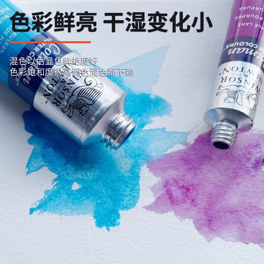 Winsor & Newton Watercolor Pigment Tube 8ML/21ML Transparent Watercolor Pigment Single Single Block College Level Set Combination Student Beginner Vermilion New Color 686 21ml/Tube