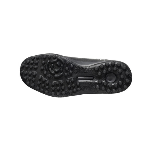 Athleta Asilita Football Shoes Grundschule Kinder gebrochene Nägel TF Training Turnschuhe Künstliche Gras 12013J BLK [Schwarz] 38,5 (230 mm) Geeignet für normale Fußgrößen 35 Größen