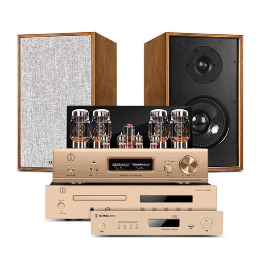 Youtang D998 pure gallbladder combination HiFi audio fever KT88 electronic tube amplifier home set two-way passive bookshelf box CD machine Bluetooth dac decoder speaker D998 set (including CD machine + decoder version)