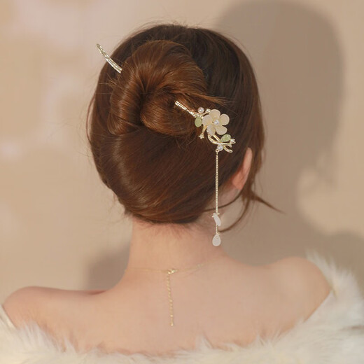 Su Shiliu magnolia tassel hairpin high-end new Chinese style walking hairpin ancient style cheongsam Hanfu headwear gift for girls magnolia tassel hairpin