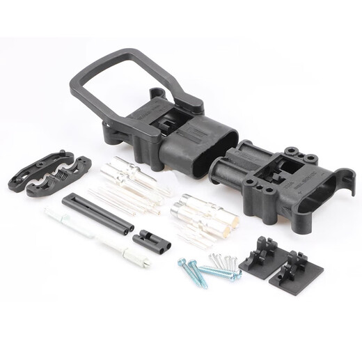 80A160A320 connector Linde REMA wire harness custom electric forklift charging male and female plug with wire extension 320A female + 70mm2 + wire length 300CM