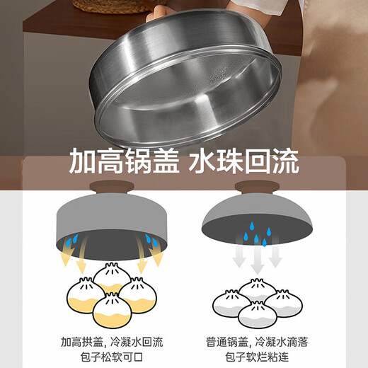 SUPOR electric steamer electric cooking pot electric hot pot hot pot multifunctional pot household steaming bun pot electric hot pot three-layer multi-purpose pot 13L timeable ZN28YK807
