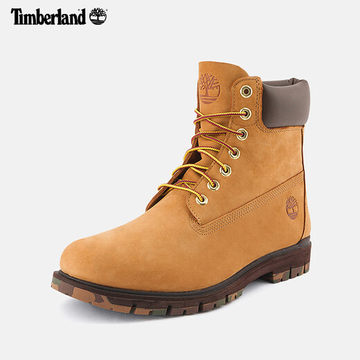 Timberland Offizielle Herrenschuhe, große gelbe Stiefel, hohe Top-Stiefel, wasserfestes Leder im Freien, große A6Fee A6Fee754/Weizenfarbe 39.5