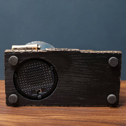 心楠情人七夕节礼物沙漏水晶球音乐盒八音盒儿童玩具男孩女孩生日礼物 复古铜色【灯光+音乐】