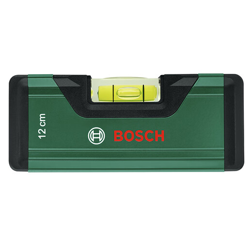 Bosch (BOSCH) level high-precision tilt angle balancer fan small tool aluminum alloy measuring ruler bubble level level 12cm