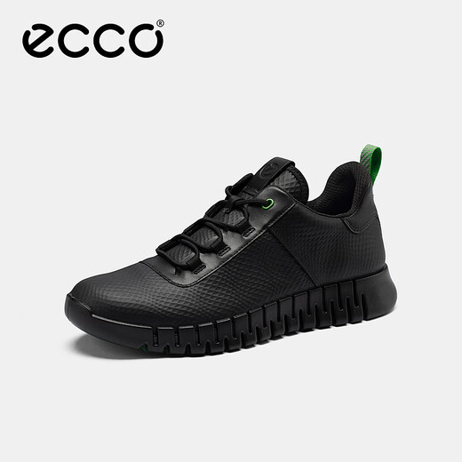 ECCO Men's Casual Shoes Retro Dad Shoes Men's Sports Shoes Thick Sole Comfortable Running Shoes Smart 525274 HL Black 52527452562 40