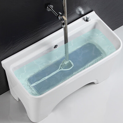 Ultra-rectangular high-foot home extra-large mop pool balcony ceramic mop pool washing basin mop pool M80+ Taiwan controlled drain 80cm extra long pool