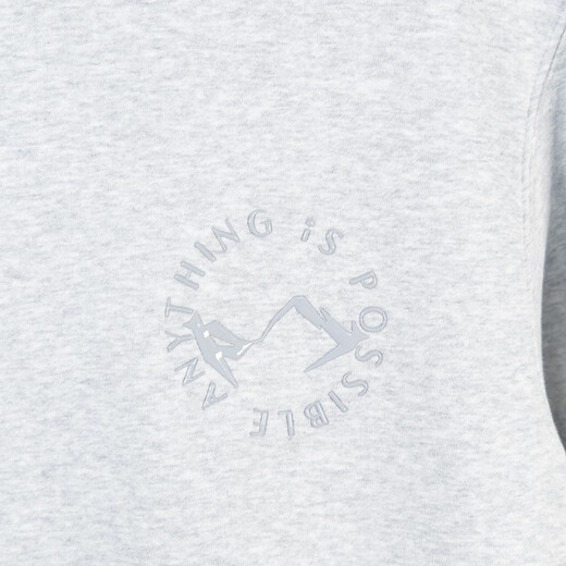 Li ning sweat-shirt masculin 2023 Nouvelle série de tendances sportives d'hiver plus en velours chaud pull-shirt awdt753 awdt753-1 fleur gris et clair gris extrême