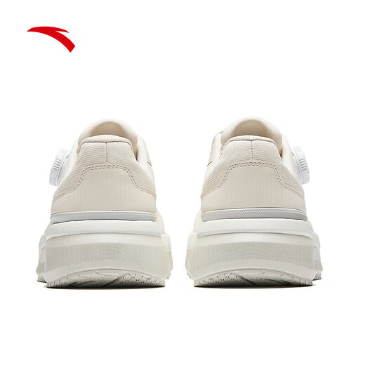 ANTA (ANTA) Shenxing 13pro丨Women's shock-absorbing sports shoes, wide last twist buckle, water-repellent commuting jogging autumn new training shoes, fish belly white/digital fog gray-4 36 (female 5.5)