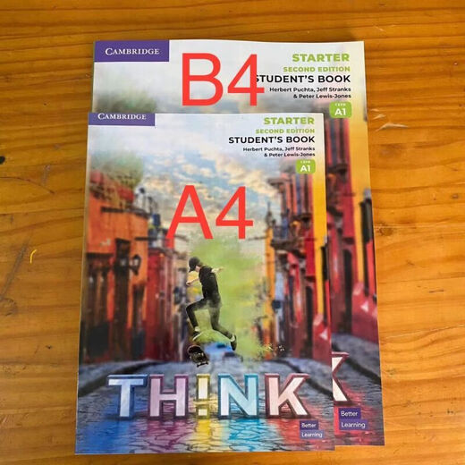 B4 Big-Character Version Nouvelle version Pensez deuxième version Cambridge Children's English Starter 12345 Niveau Dolin Paper non point non point Reading Eye Protection Dolin Paper Textbook 2 manuels B4 Big-Charge Version Niveau 3