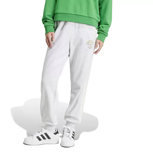 
Adidas (adidas) clover pants for women's pants for spring and autumn sports pants loose sweatpants closed casual knitted trousers IT9856 gray inner lining S