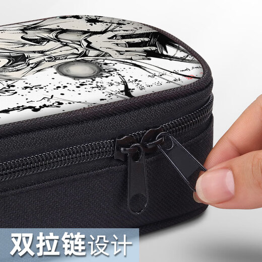 Naruto Pencil Case Grundschule Schüler Bleistift Fall Junior High School Schüler Bleistift Fall Bleistift Fall Fall Boy Boy Boy Boy Stapel Bleistiftbeutel Schüler Peripherie Retro Ink Style Girl 20 Leinwand Pencil Fall ZQ16856