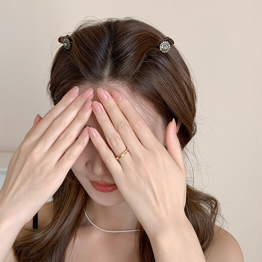 Chimera (CHIMERA) 2 pieces mini bangs hair grab forehead broken hair princess hair small grabber hair accessories headdress girl birthday gift