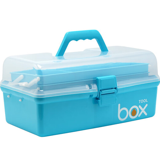 
Laoji three-layer multi-functional portable fishing gear storage box lead fishing line float seat storage bag fishing box special fishing box small purple second-layer YF-677S