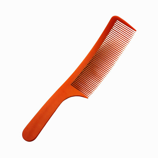 Curved haircut bend comb, special curved comb for barber shop, men's haircut flat hair comb curved bend comb apple flat T880+T881 1 each