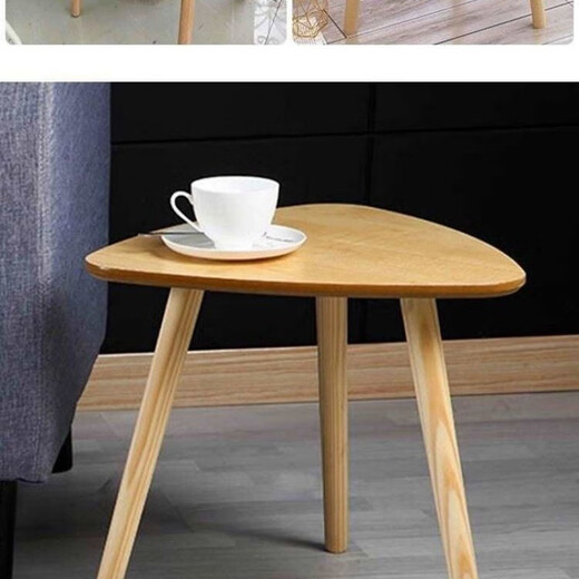 Qinkai table legs round table tripod table legs desk leg bracket solid wood computer table legs elevated coffee table accessories table legs height 71cm (four with accessories straight style