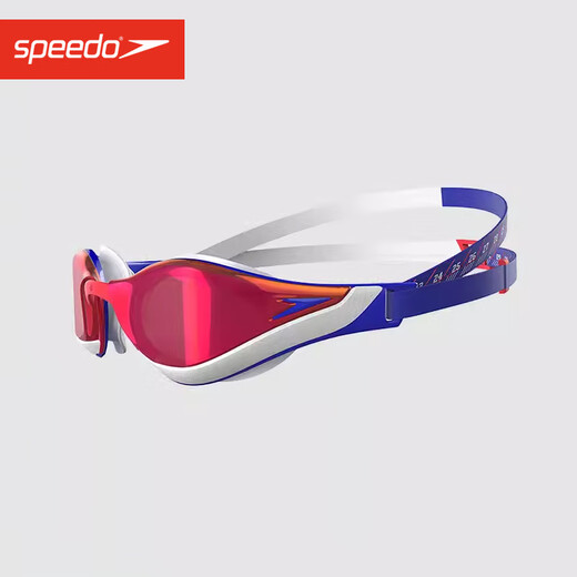 Speedo swimming goggles imported from Japan shark skin pure vision professional training competition swimming goggles waterproof anti-fog coating for men and women yellow/smoke gray 25 years new color