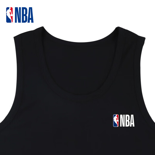 NBA背心男士夏季纯色弹力棉质内搭汗衫修身背心无袖篮球运动打底套装