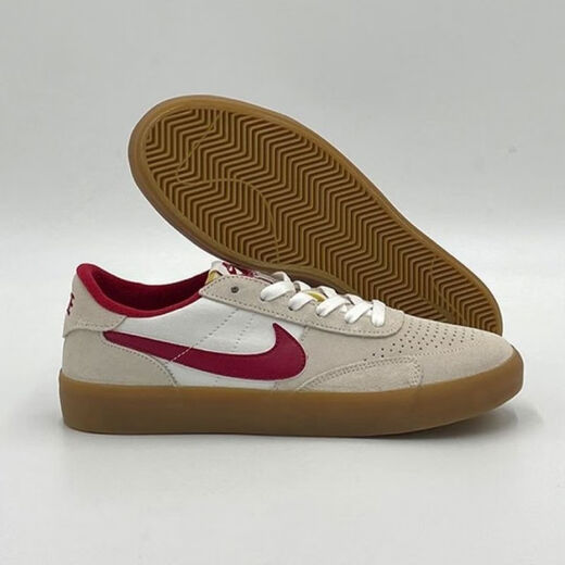 耐克（NIKE）男鞋2025新款春季运动鞋SB HERITAGE VULC低帮板鞋缓震休闲鞋 CD5010-100狼灰白红 41