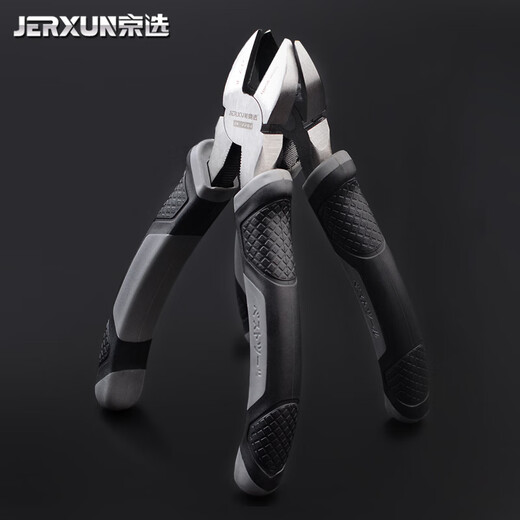 JERXUN slant-nose pliers 6-inch cutting pliers, industrial-grade slant-nose pliers, wire-cutting pliers, slant-nosed slant-nose pliers, electrician electronic pliers tools