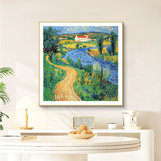 Mao Jiujiang Pastoral Living Room Bedroom Sofa Single Corridor Scenery Natural Decorative Painting Hanging Art Frame Mural