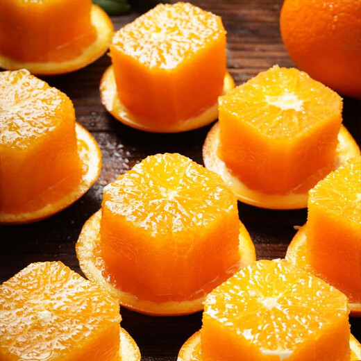 Gannan navel oranges, authentic Jiangxi Ganzhou oranges, whole box of fresh fruits, sweet oranges for pregnant women, group purchase gift box, New Year's Day, net weight 9-10Jin, Jin is equal to 0.5kg, single fruit 200g-300g+