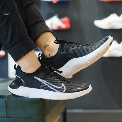 Nike zapatos y zapatos deportivos para hombres. Primavera y verano gratis malla descalzo zapatos casuales de moda transpirables amortiguando zapatillas bajas. FB1276-002/blanco y negro/recomendado por el administrador de la tienda 44.5 (275 mm)