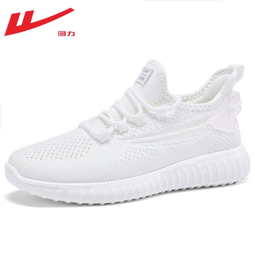 Warrior Sneakers Official Summer Women's Zapatos Agranables zapatos para correr cómodos zapatos de coco de coco Mesh Zapatos casuales para mujeres Polvo blanco 38