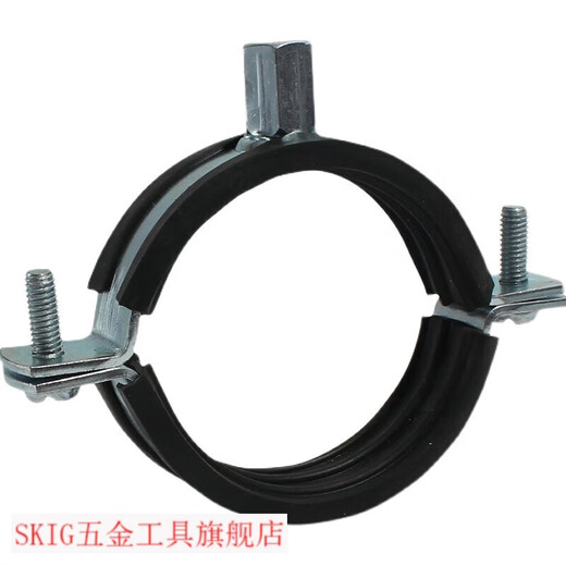 SMVP heavy-duty pipe clamp metal pipe buckle 110PVC drainage pipe elevator 90PPR pipe hoop 50 hoop fixed clamp iron customer order