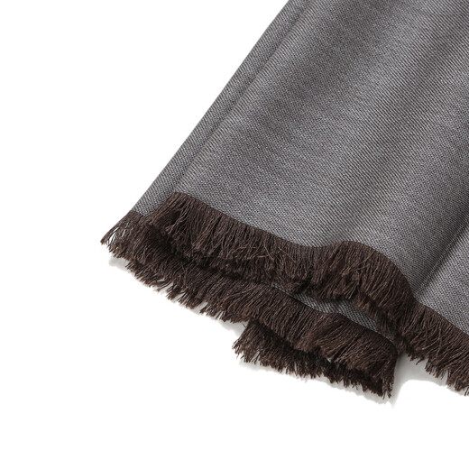 Gucci (GUCCI) classic double G printed wool scarf for men and women, luxury goods, Chinese Valentine's Day gift, fashionable couple model, dark gray 1659043G6461264 envelope bag