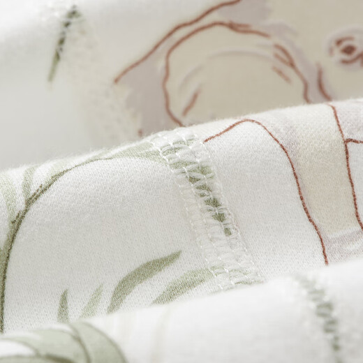 Tongtai (TONGTAI) newborn jumpsuit, baby clothes, baby clothes, four seasons children's home underwear, crawl suit, green 73cm