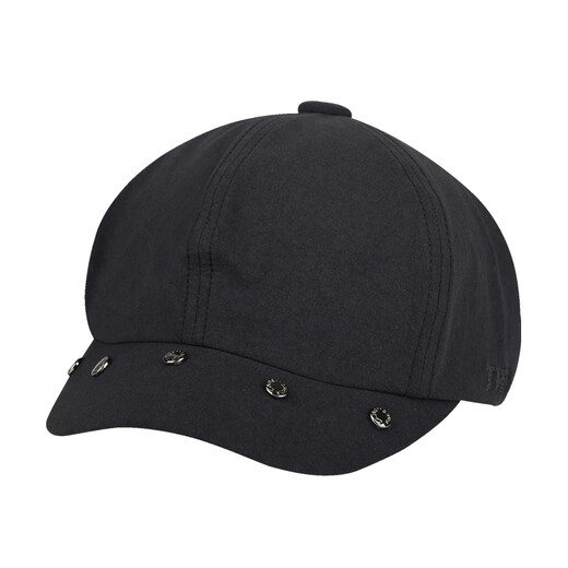 SWOF CARE black label simple and versatile black hat elegant temperament women's winter newsboy hat Black/black one size fits all recommended head circumference 56-60cm