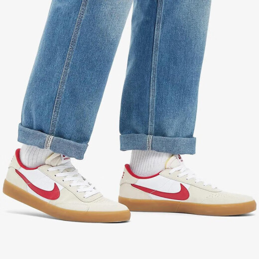 耐克（NIKE）男鞋2025新款春季运动鞋SB HERITAGE VULC低帮板鞋缓震休闲鞋 CD5010-100狼灰白红 41