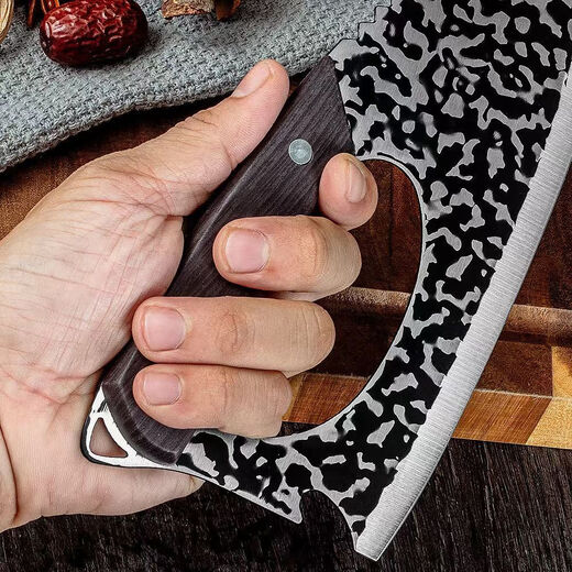 Couteau de cuisine forgé à la main, permettant d'économiser du travail, couteau à trancher ultra-rapide, cuisine domestique en acier inoxydable, couperet à viande léger pour femmes 1 pièce