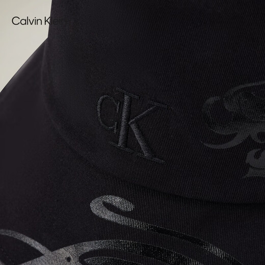 Calvin KleinJeans男女情侣中性龙纹印花潮流休闲ck纯棉渔夫帽礼物HX0329