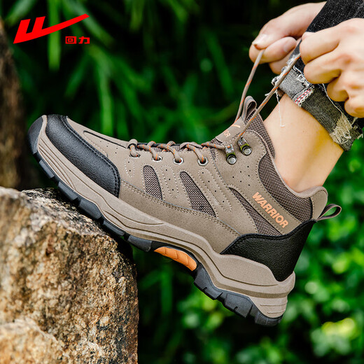 
Huili hiking shoes men's outdoor non-slip wear-resistant sports shoes men's comfortable thick-soled work shoes men 1109 khaki 44