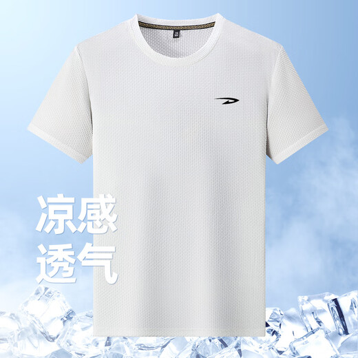 
Delhui short-sleeved T-shirt men's half-sleeved top men's half-sleeved summer T-shirt casual bottoming shirt versatile loose and comfortable LG-Colorful Ao- 6172 black XL (recommended 140-155 Jin [Jin equals 0.5 kg])