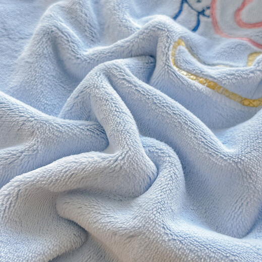 Mercury series cartoon cute cinnamon dog milk velvet four-piece set for children thickened coral velvet quilt cover double-sided velvet warm flannel cute big-eared dog green 1.5m bed sheet style four-piece set (suitable for 200*230 quilt core)