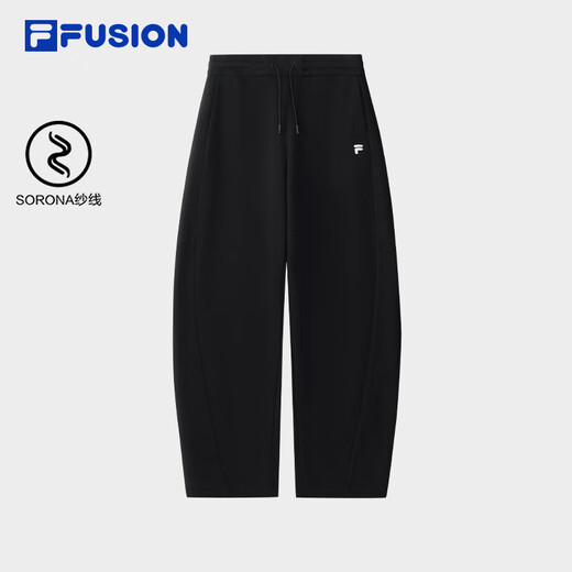 FILAFUSION Fila trendy brand knitted trousers for women 2025 autumn fashion loose straight casual pants