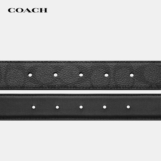 Coach Belt Herrengürtel Klassiker C-Print Pin Schnalle Doppelsieitige Gürtel leichte Luxusmarkengeschenke für Freund Geschenke Cy983 QBMI5 [127 cm*3cm]