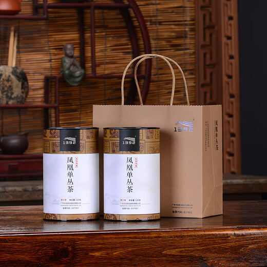 Tianchi tea oolong tea phoenix single crown tea duck shit fragrance Chaozhou single cong oolong tea spring tea new tea cans for elders Milanxiang 125g*1 can