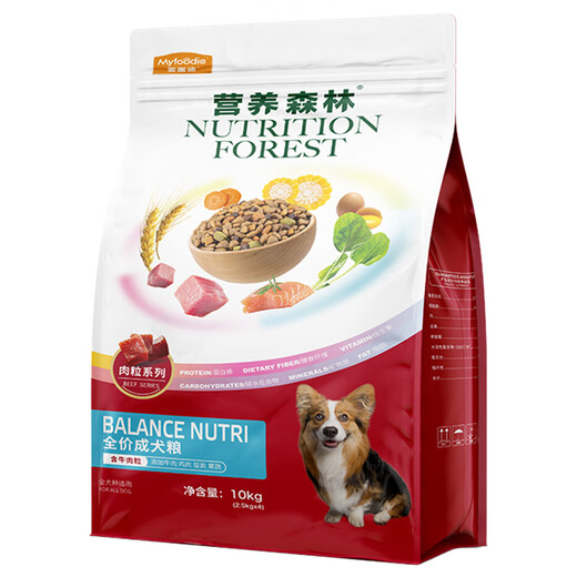 Maifudi Nutrition Forest Dog Food 20 Jin [Jin equals 0.5 kg] General-purpose natural food for all dog breeds Adult Dog Food 10kg
