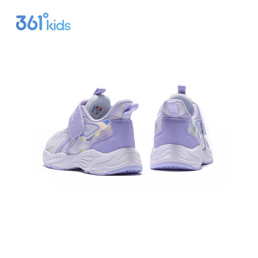361 Children's Baby Shoes 25 Spring Girls Infants and Toddlers Light Soft Elastic Casual Shoes Two-Step Toddler Shoes Purple 24