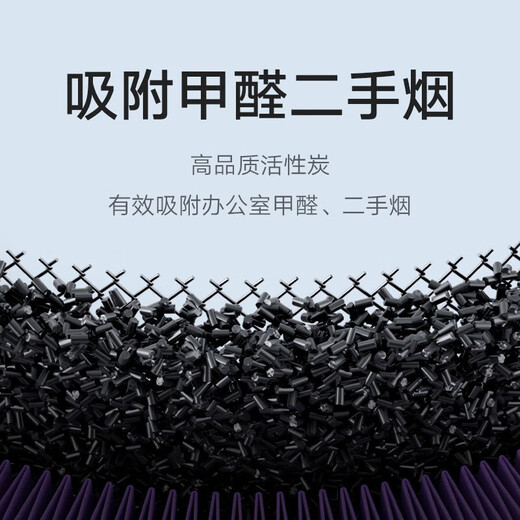米家小米桌面空气净化器 高精度滤网 双重净化涂层米家APP智能操控AC-M9-SC