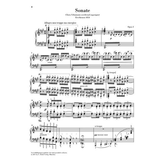 Brahms Piano Sonata op2 Henle original piano solo with fingering Brahms Piano Sonata f sharp minor op.2 HN1289