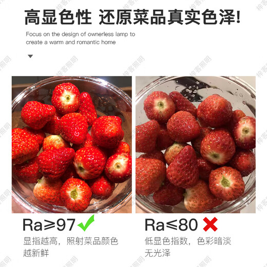 XMSJ3000K高显指Ra98调焦射灯火锅店饭店变焦射灯e27餐 8W3000K高显Ra9738